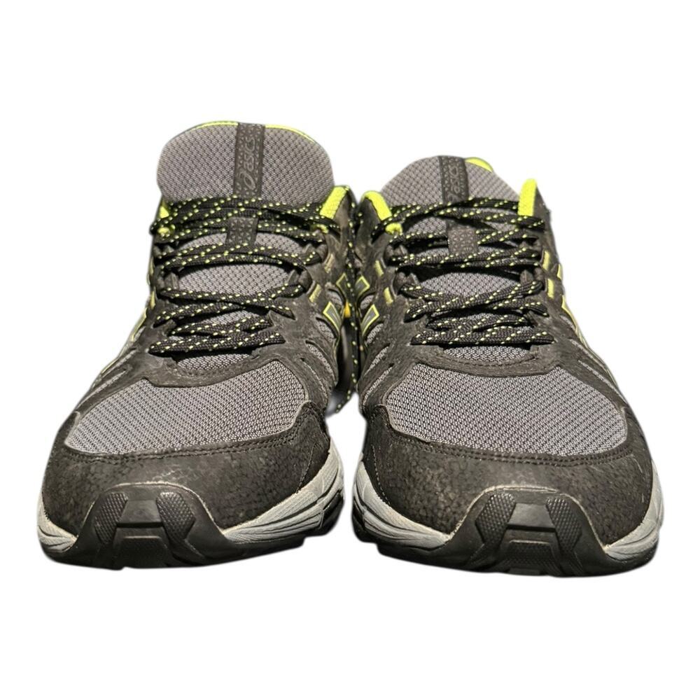 Asics Gel Venture Men’s Running Sneakers Size 12 Gray Green Athletic Walking - Picture 3 of 9